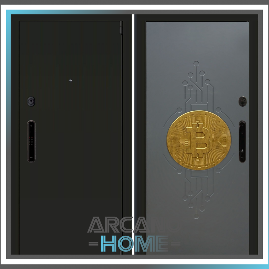 ЭЛЕКТРОННАЯ УЛИЧНАЯ ВХОДНАЯ ДВЕРЬ АРКАНО СТАЙЛ BITCOIN (БИТКОИН) AQARA D100 (АКАРА)